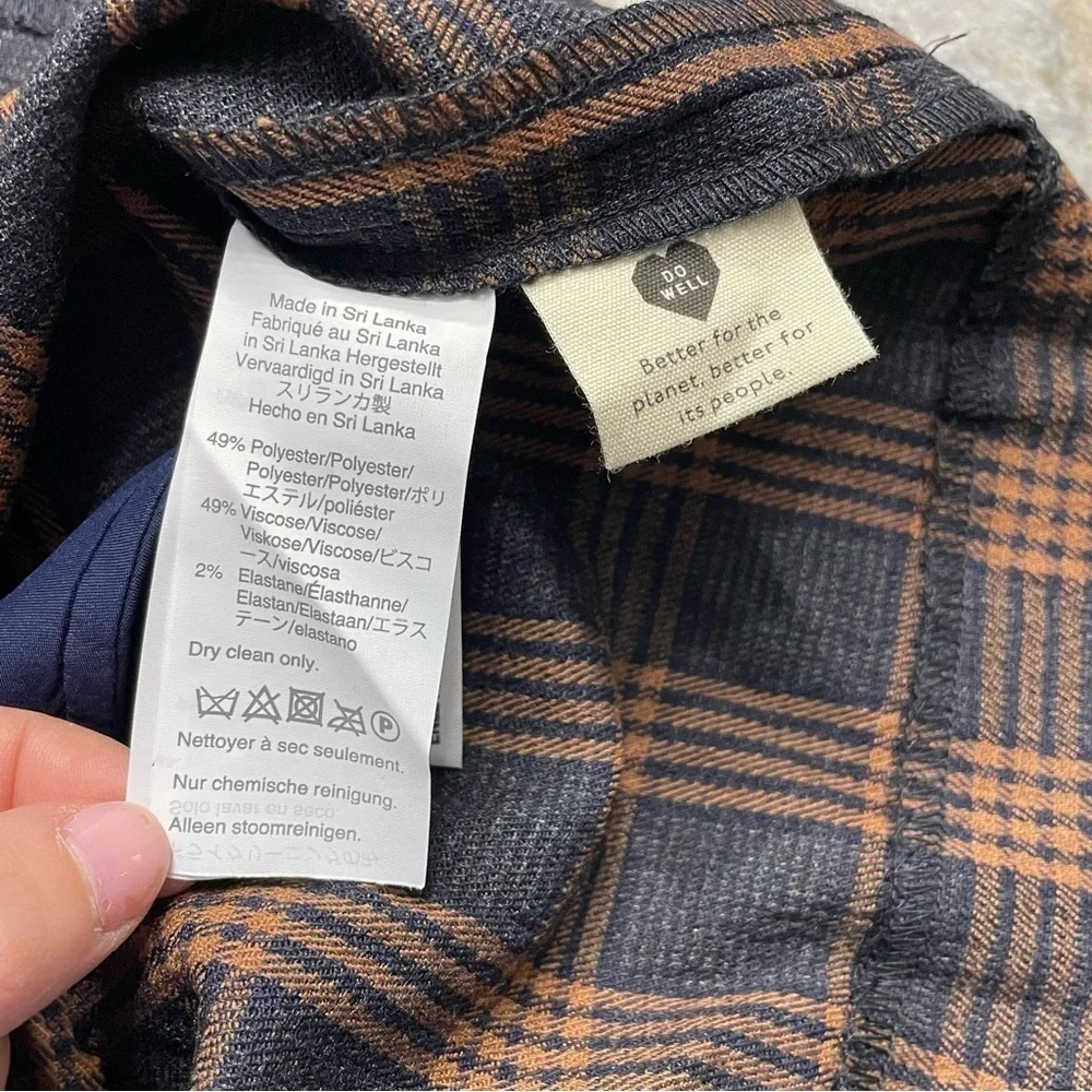 NWT Madewell Plaid Double-Breasted Mini Skirt in Vintage Blazer Plaid Size Small